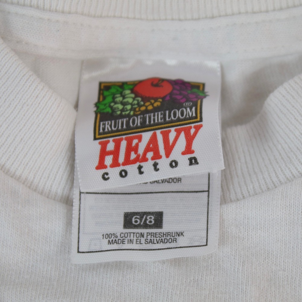 Fruit of the Loom White Heavy Cotton Sesame Street Live T-Shirt Kids Size 6/8 - Picture 3 of 4